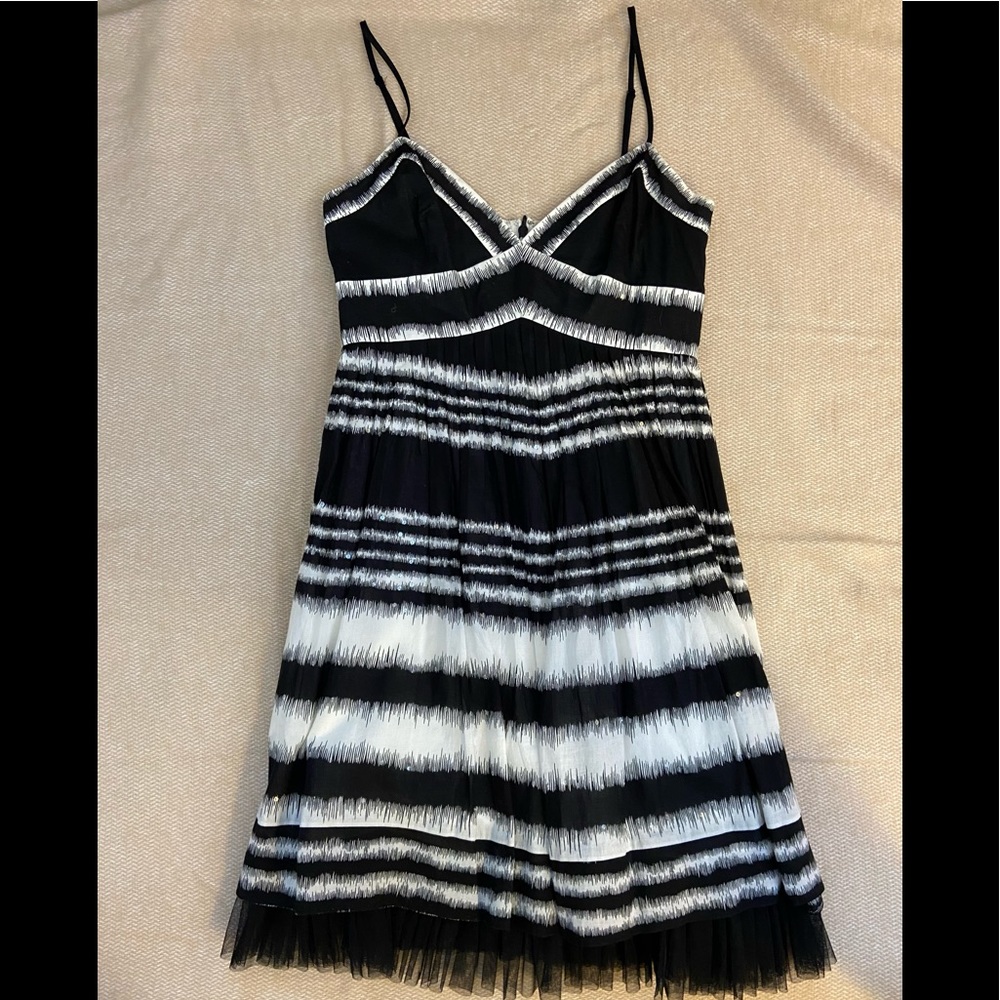 Nwt beautiful black and white BCBG dress size 2